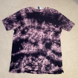 H&M Purple & Black Tie-Dye Shirt